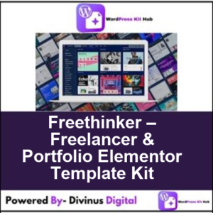 Freethinker – Freelancer & Portfolio Elementor Template Kit