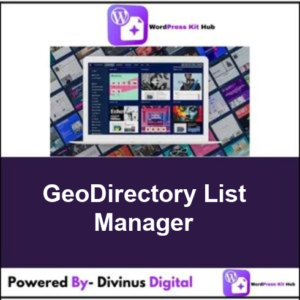 GeoDirectory List Manager