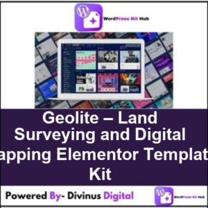 Geolite – Land Surveying and Digital Mapping Elementor Template Kit
