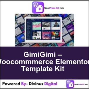 GimiGimi – Woocommmerce Elementor Template Kit