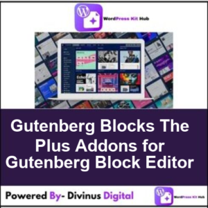 Gutenberg Blocks The Plus Addons for Gutenberg Block Editor