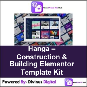 Hanga – Construction & Building Elementor Template Kit