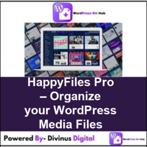 HappyFiles Pro – Organize your WordPress Media Files