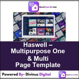 Haswell – Multipurpose One & Multi Page Template