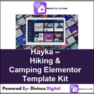 Hayka – Hiking & Camping Elementor Template Kit