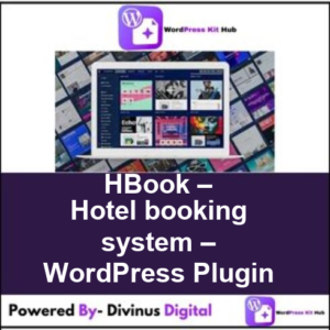 HBook – Hotel booking system – WordPress Plugin