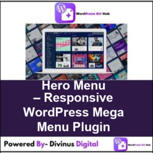 Hero Menu – Responsive WordPress Mega Menu Plugin