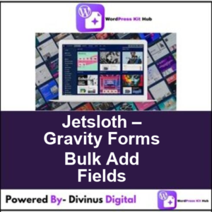 Jetsloth – Gravity Forms Bulk Add Fields