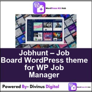 Jobhunt – Job Board WordPress theme for WP Job Manager