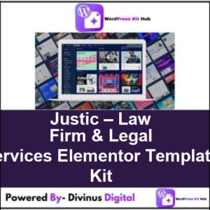 Justic – Law Firm & Legal Services Elementor Template Kit