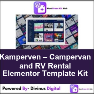 Kamperven – Campervan and RV Rental Elementor Template Kit