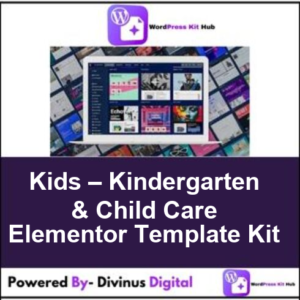 Kids – Kindergarten & Child Care Elementor Template Kit
