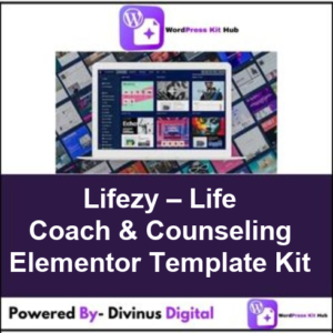Lifezy – Life Coach & Counseling Elementor Template Kit