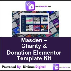 Masden – Charity & Donation Elementor Template Kit