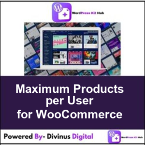 Maximum Products per User for WooCommerce