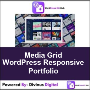 Media Grid WordPress Responsive Portfolio