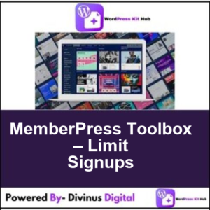 MemberPress Toolbox – Limit Signups