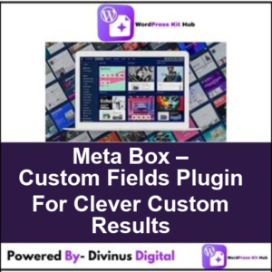 Meta Box – Custom Fields Plugin For Clever Custom Results