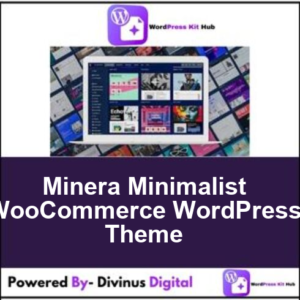 Minera Minimalist WooCommerce WordPress Theme