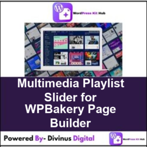 Multimedia Playlist Slider for WPBakery Page Builder