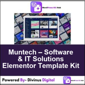 Muntech – Software & IT Solutions Elementor Template Kit