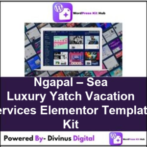 Ngapal – Sea Luxury Yatch Vacation Services Elementor Template Kit