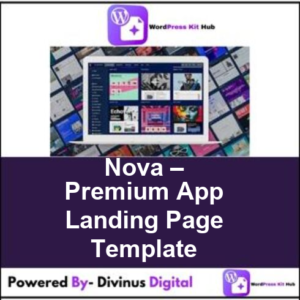 Nova – Premium App Landing Page Template