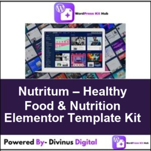 Nutritum – Healthy Food & Nutrition Elementor Template Kit