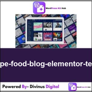 offood-recipe-food-blog-elementor-template-kit