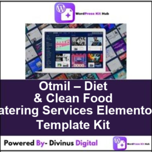 Otmil – Diet & Clean Food Catering Services Elementor Template Kit