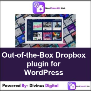Out-of-the-Box  Dropbox plugin for WordPress