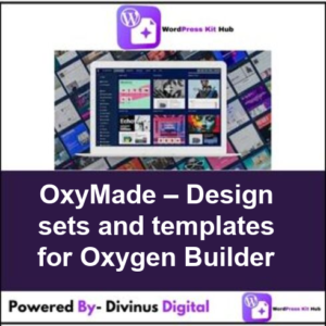 OxyMade – Design sets and templates for Oxygen Builder