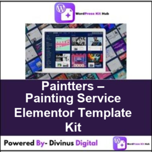 Paintters – Painting Service Elementor Template Kit