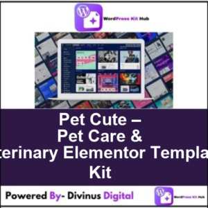 Pet Cute – Pet Care & Veterinary Elementor Template Kit