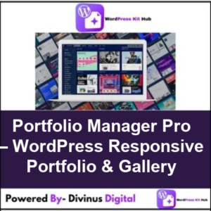 Portfolio Manager Pro – WordPress Responsive Portfolio & Gallery