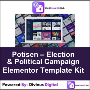 Potisen – Election & Political Campaign Elementor Template Kit