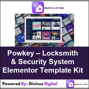Powkey – Locksmith & Security System Elementor Template Kit