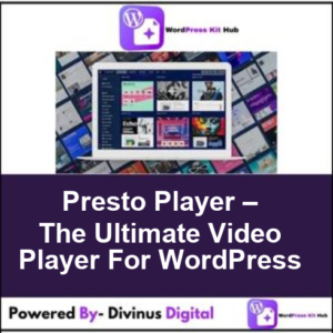 Presto Player – The Ultimate Video Player For WordPress