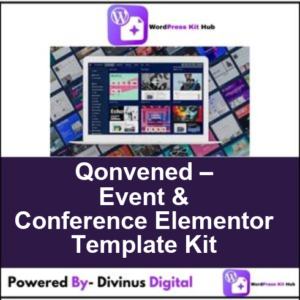 Qonvened – Event & Conference Elementor Template Kit