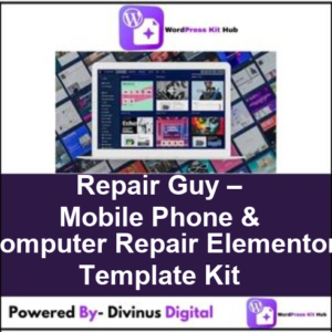 Repair Guy – Mobile Phone & Computer Repair Elementor Template Kit