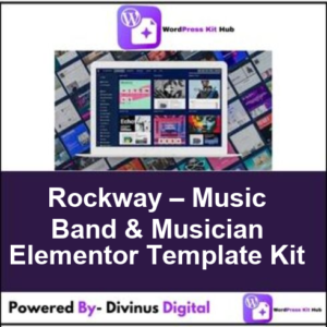 Rockway – Music Band & Musician Elementor Template Kit