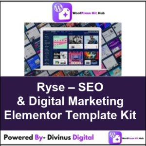 Ryse – SEO & Digital Marketing Elementor Template Kit