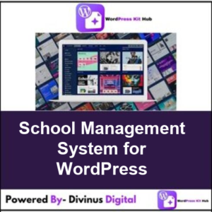School Management System for WordPress
