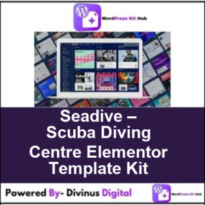 Seadive – Scuba Diving Centre Elementor Template Kit