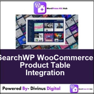 SearchWP WooCommerce Product Table Integration