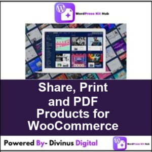 Share, Print and PDF Products for WooCommerce