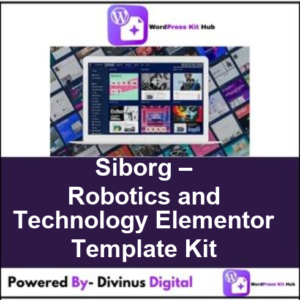 Siborg – Robotics and Technology Elementor Template Kit