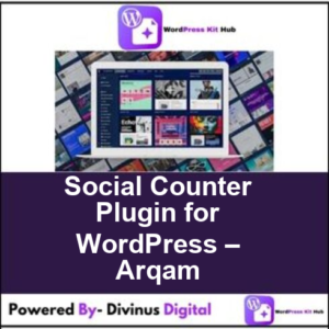 Social Counter Plugin for WordPress – Arqam