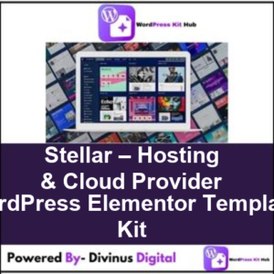 Stellar – Hosting & Cloud Provider WordPress Elementor Template Kit