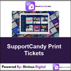 SupportCandy Print Tickets